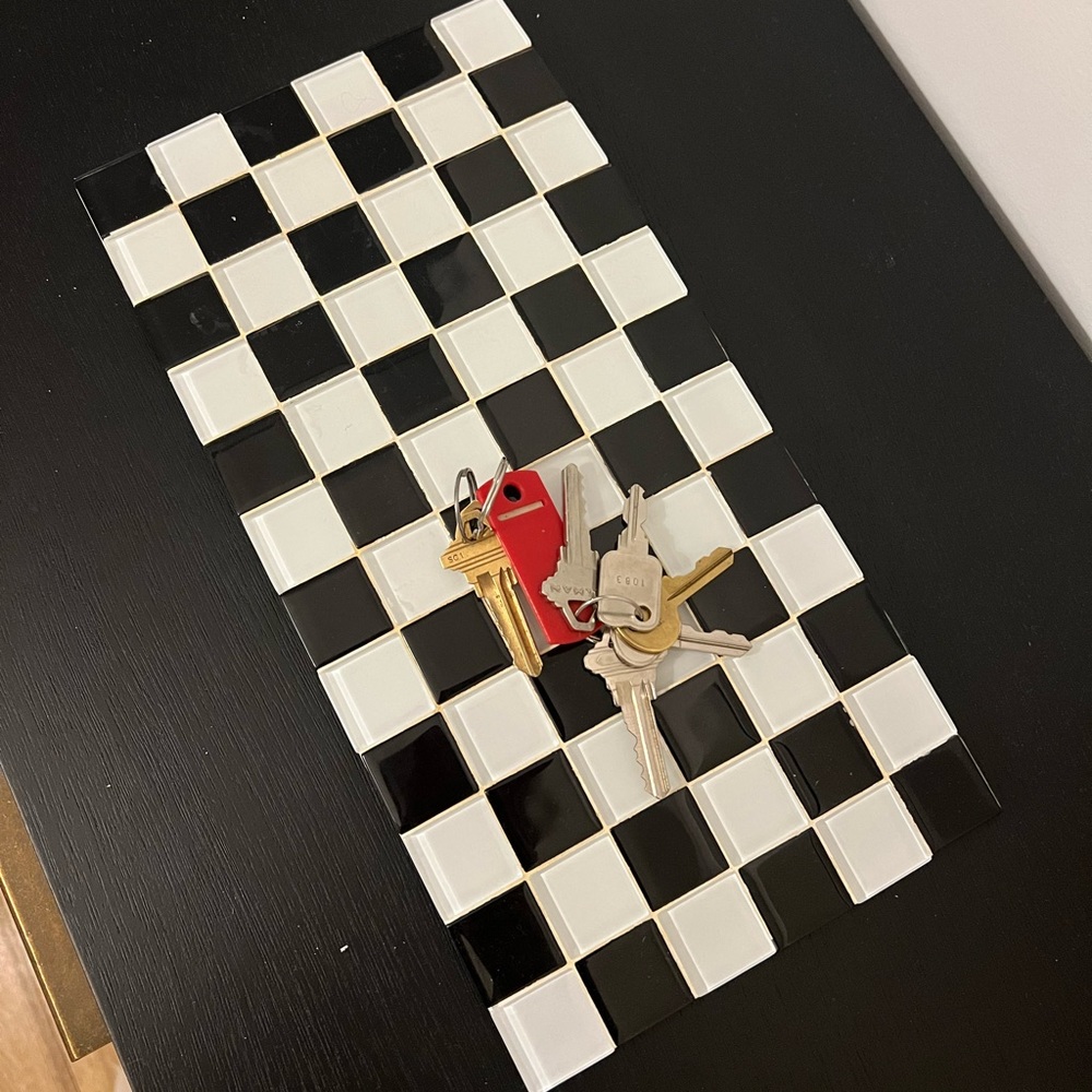 Custom Tile Mosaic Catchall Tray - PERFECT condition